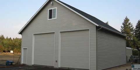 Two-bay detached garage